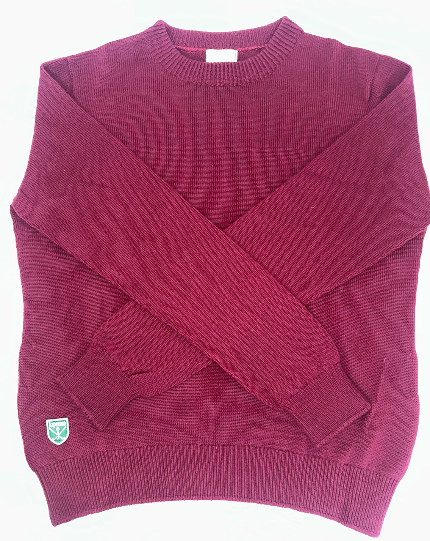 Chloe Merino Crew Neck Jumper - Merlot
