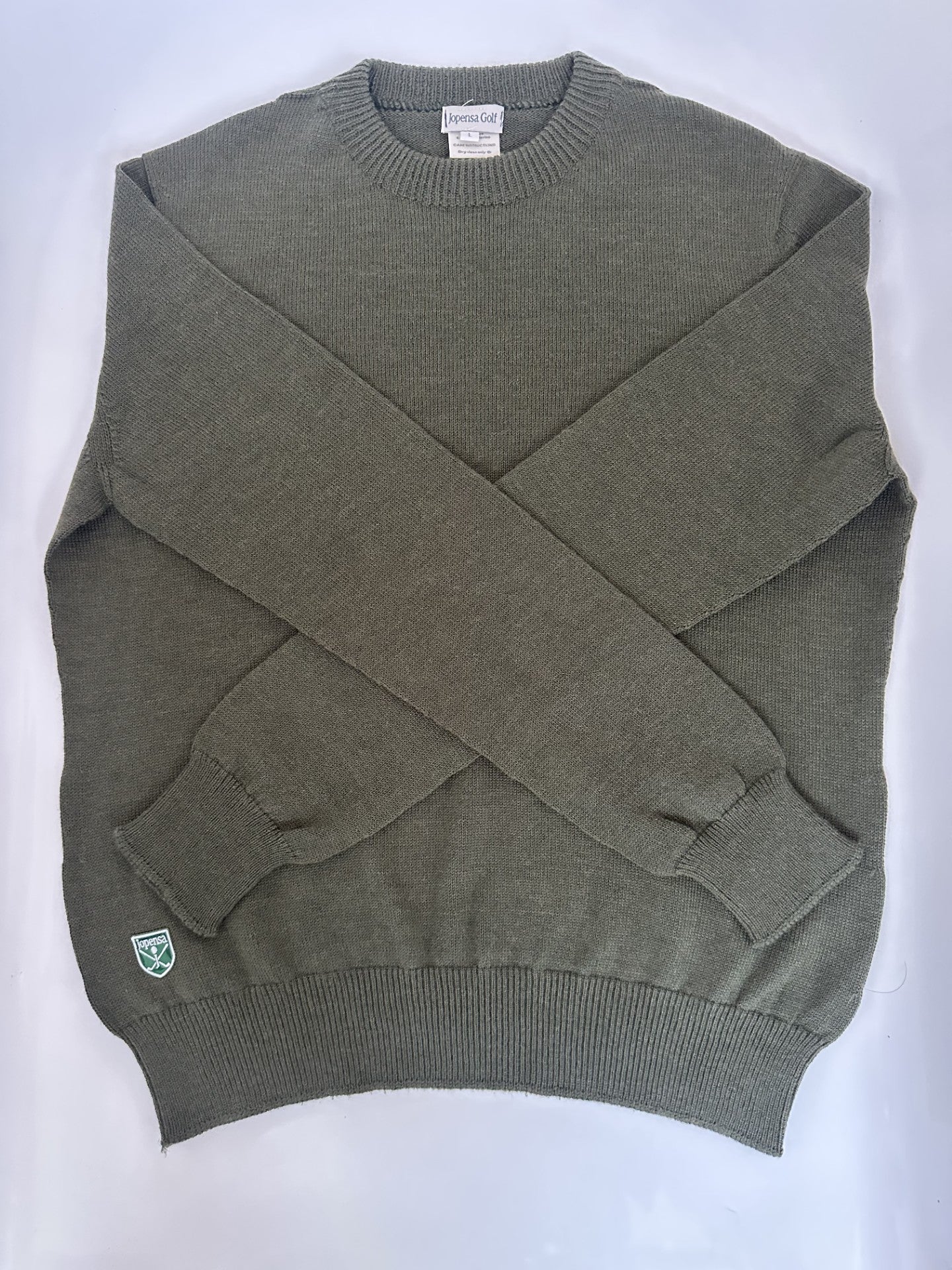 Lili Merino Crew Neck Jumper - Khaki