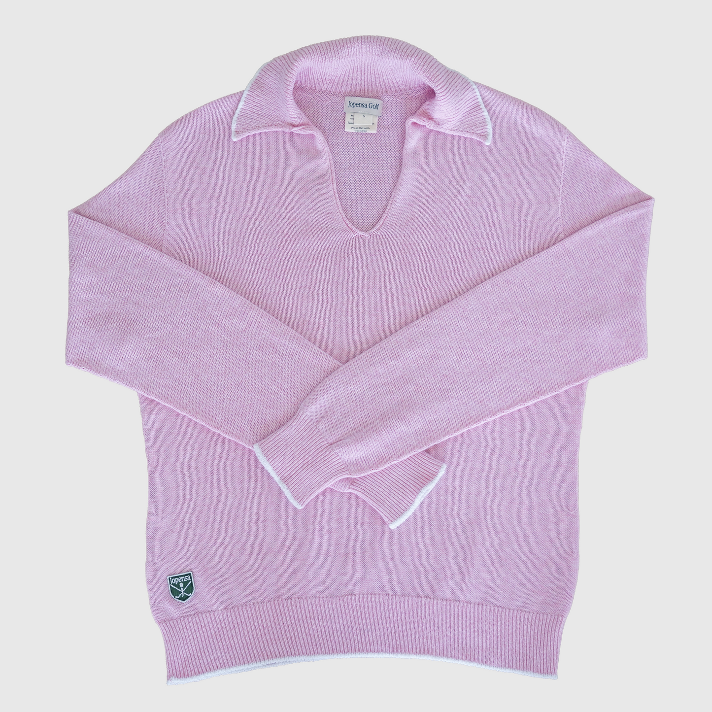 Maria Pink Polo Jumper