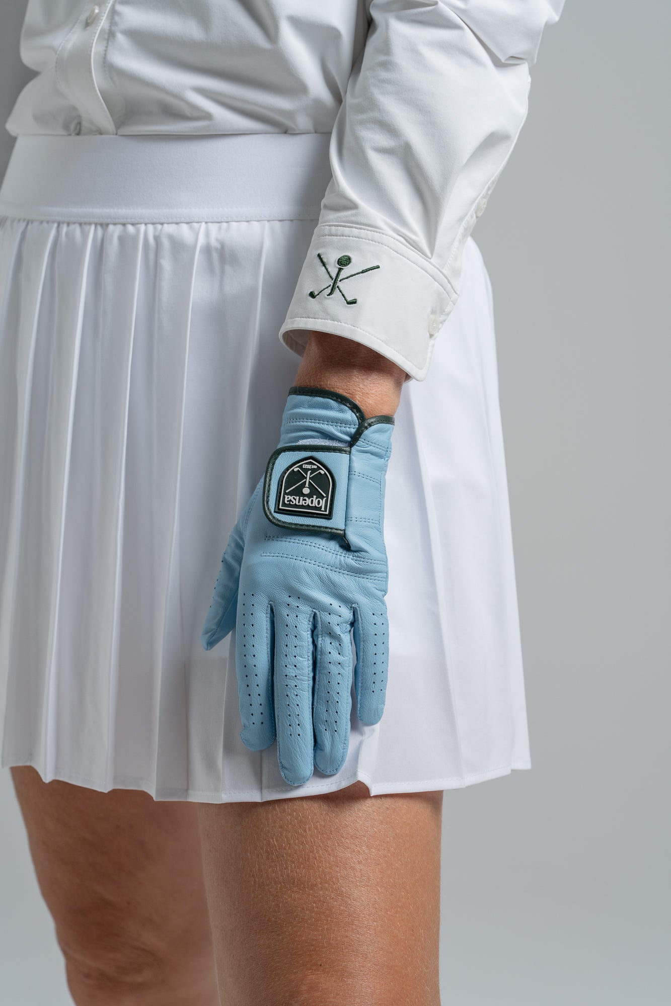 Ladies Blue Golf Glove